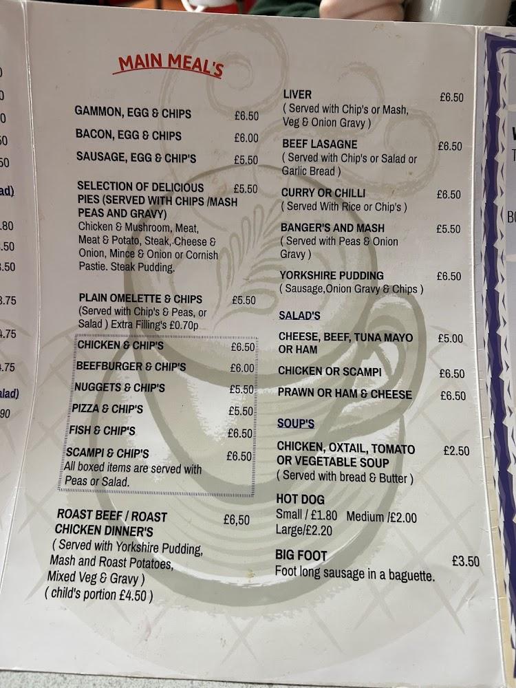 Rita's Cafe Menu - 3